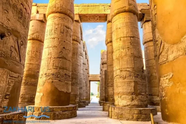 Ab Hurghada Ausflug nach Karnak & Luxor Tempeln unter fachkundiger Führung